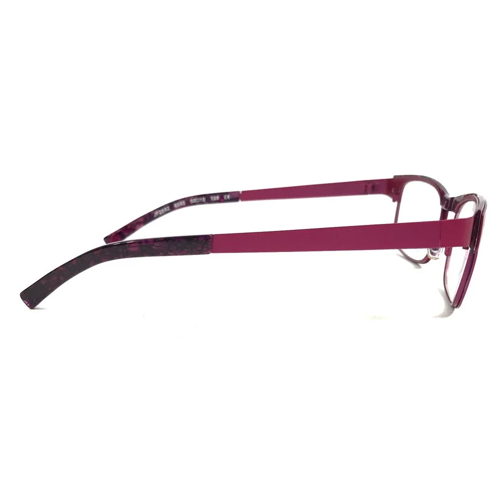 J.F. Rey Eyeglasses Frames JF2552 8585 Fuchsia Plum Pink Purple Brown 50-19-138